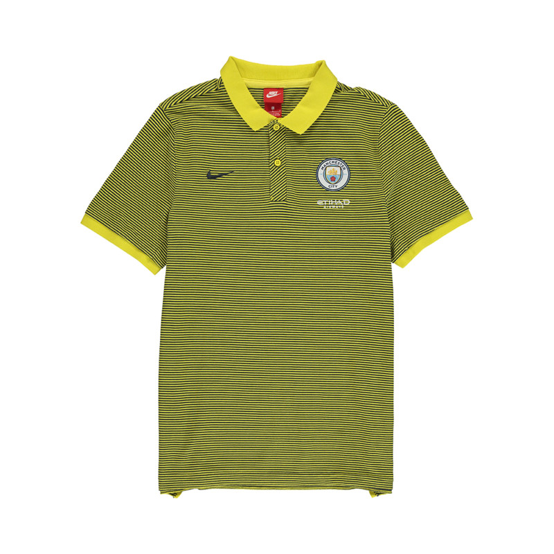 wijsvinger Vervreemding Senator Willy Caballero's MCFC Nike Polo Shirt. Yellow/Black Stripes. New. Size L -  Footballers4Change