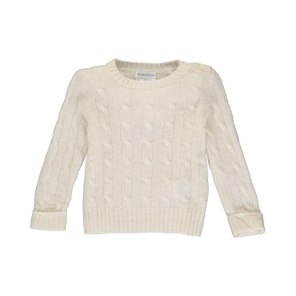 Ralph Lauren Cream Cable Knitted Jumper - Footballers4Change